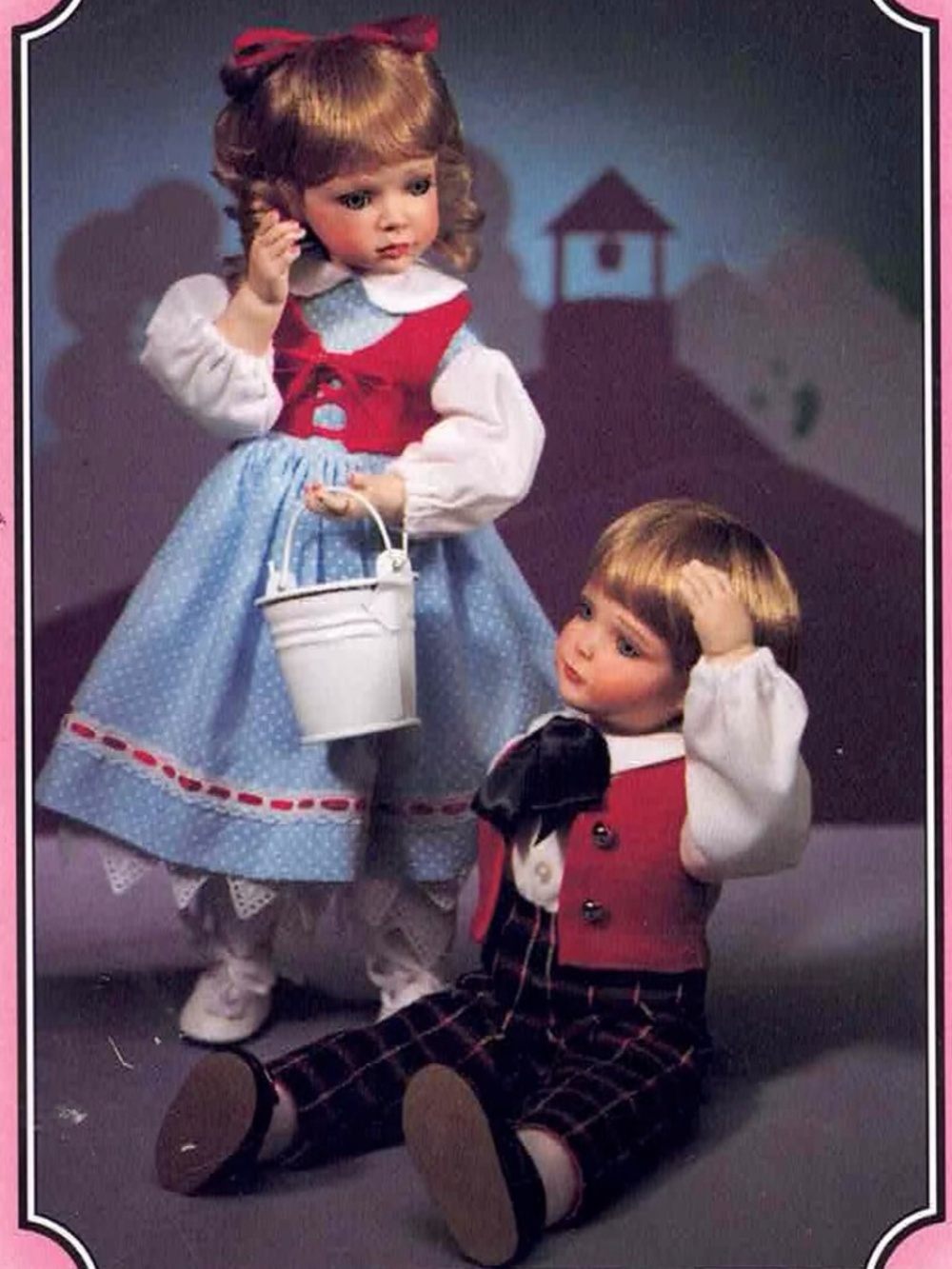 PARADISE GALLERIES “Jack & Jill” Dolls by Phyllis Wright #2737